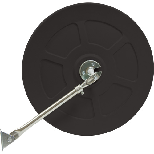 Convex Mirror with Telescopic Arm, Indoor/Outdoor, 12" Diameter O-Max