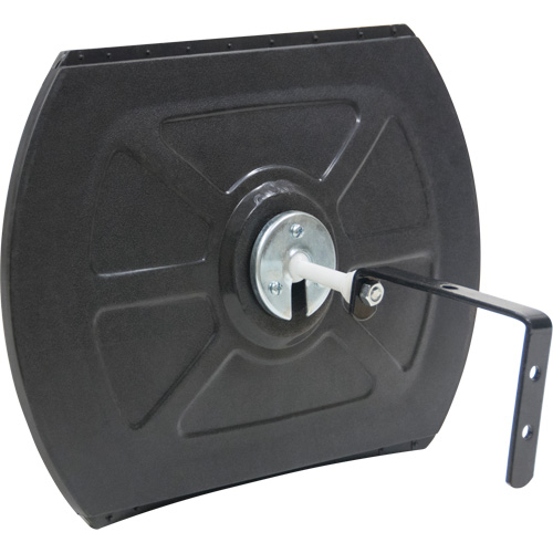 Roundtangular Convex Mirror with Bracket, 12" H x 18" W, Indoor/Outdoor O-Max