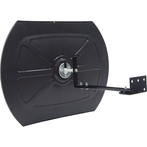 Roundtangular Convex Mirror with Bracket, 24" H x 36" W, Indoor/Outdoor O-Max