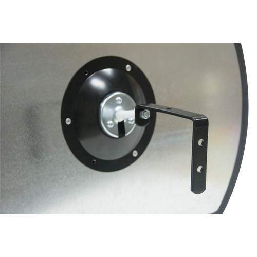 Roundtangular Convex Mirror with Bracket, 20" H x 30" W, Indoor/Outdoor O-Max
