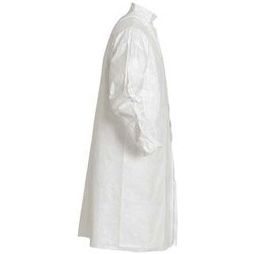 Lab Coat, Tyvek&reg; IsoClean&reg;, White, Small O-Max