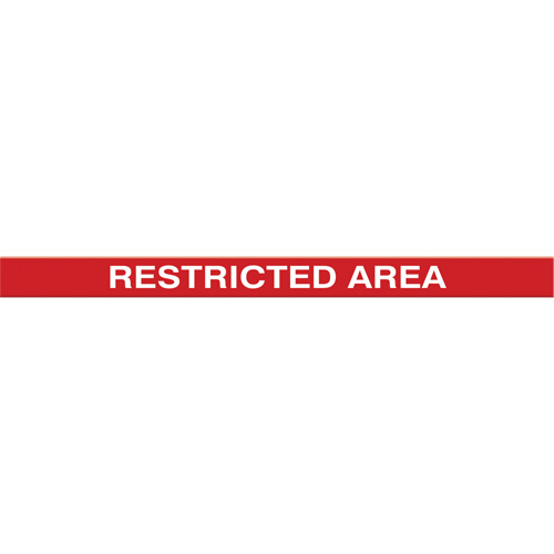 Tough-Mark Heavy-Duty Floor Marking, Rectangle, 48" L x 2" W, Red, Polyethylene O-Max