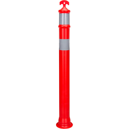 Hi-Visibility T-Top Delineator Post, 42" H, Orange O-Max