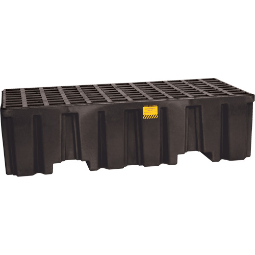 Palette de confinement des d&eacute;versements, Capacit&eacute; de d&eacute;versement 66 gal. US, 26,25" x 51" x 13,75" O-Max
