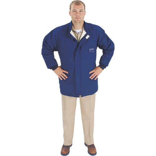 Veste de protection contre l'arc &eacute;lectrique, Moyen, Bleu, 40 cal/cm² O-Max