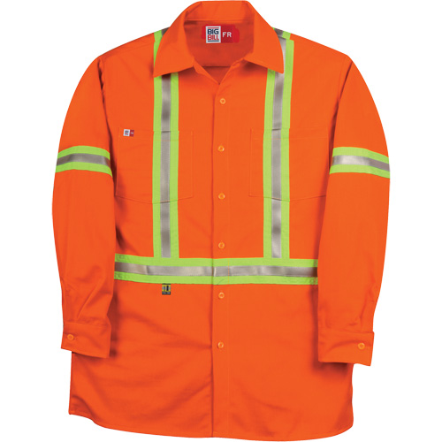 Chemise de travail industrielle Westex UltraSoft, Moyen (grande taille), Orange O-Max