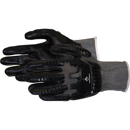 Dexterity&reg; Impact-Resistant Work Gloves, Small, Synthetic Palm, Knit Wrist Cuff O-Max
