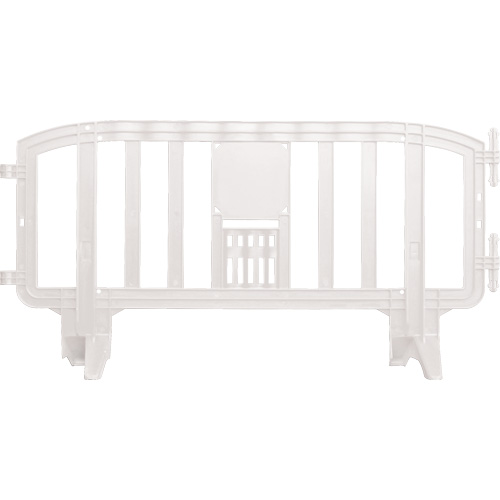 Barricade Movit, Emboîtables, 78" lo x 39" h, Blanc O-Max