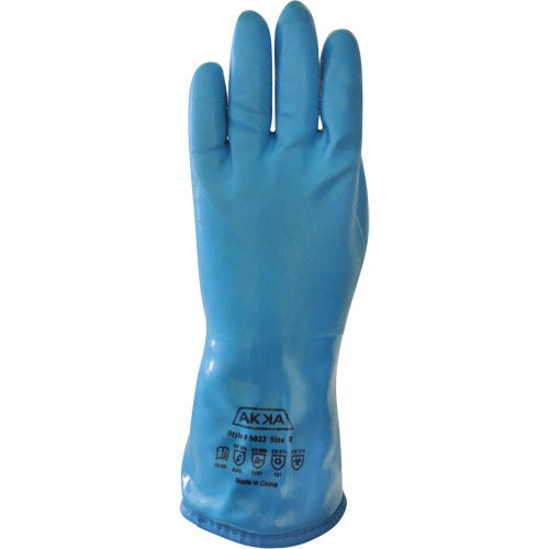 Gants r&eacute;sistants aux produits chimiques S022, Taille 8, 11,8" lo, PVC, Doublure en Acrylique, Gant de calibre hiver O-Max