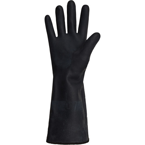 SolvStop Heady-Duty Chemical & Heat-Resistant Gloves, Neoprene, 8, Protects Up To 392° F (200° C) O-Max
