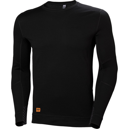 Lifa&reg; Max Moisture-Wicking Crewneck Undershirt, Men's, 2X-Large, Black O-Max