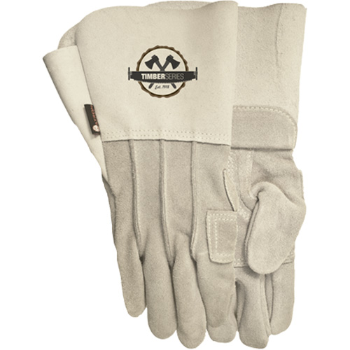 109G Timber Beast Welding Gloves, Split Cowhide, Size 8 O-Max