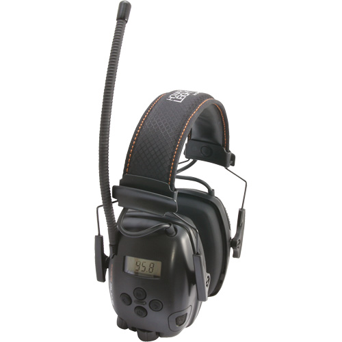 Couvre-oreilles et casque FM radio st&eacute;r&eacute;o num&eacute;rique Sync Electo de Howard Leight, Style Bandeau, 29 dB O-Max