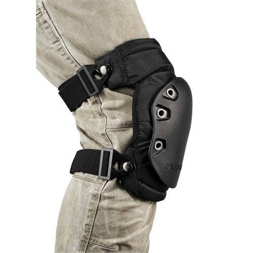 ProFlex&reg; 435 Comfort Hinged Hard Cap Knee Pads, Buckle Style, Rubber Caps, Foam/Gel Pads O-Max