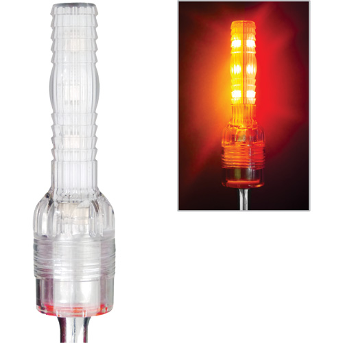 Tiges de s&eacute;curit&eacute; avec lumi&egrave;re DEL tr&egrave;s visibles Safety Whip O-Max