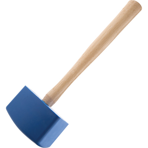 Ergotech Soft Anti-Impact Mallet, Wood Handle, 12-1/2" L O-Max