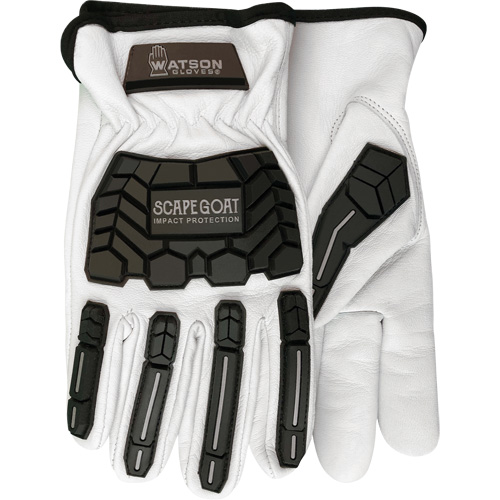 Scape Goat Impact Gloves, X-Small, Goatskin Palm, Slip-On Cuff O-Max