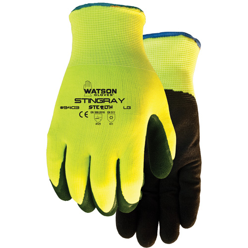 Gants isol&eacute;s Stealth Stingray, T-Grand, R&ecirc;vetement Nitrile, Calibre 13, Enveloppe en Polyester O-Max