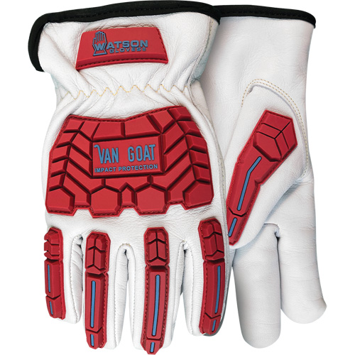 Van Goat Insulated Impact & Cut Resistant Gloves, X-Small, Goatskin Palm, Slip-On Cuff O-Max