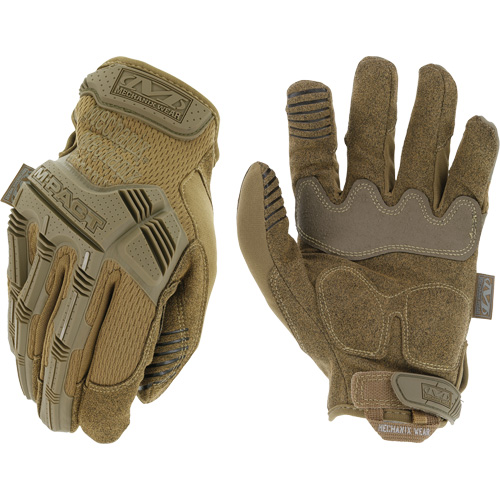 Gants antichocs tactiques Coyote M-Pact, 8, Paume en Synth&eacute;tique, Poignet Boucle et crochet O-Max
