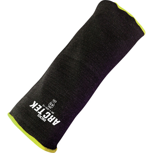 Manchon r&eacute;sistant aux coupures Arc Tek, Poly&eacute;thyl&egrave;ne/Acier, 10", ASTM ANSI niveau A5, Noir O-Max