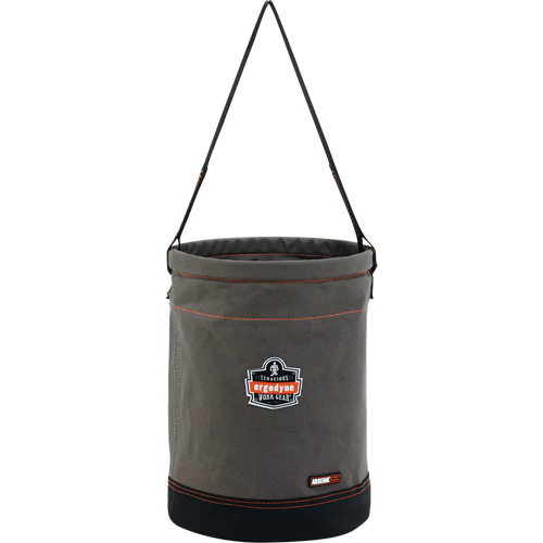Arsenal&reg; 5930 Web Handle Hoist Bucket, Canvas, 12.5" Dia. x 17" H, 150 lbs. Load Rating O-Max