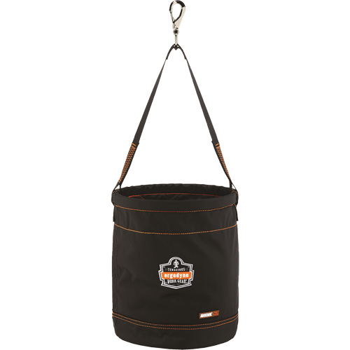 Seau de levage Arsenal 5970 &agrave; crochet pivotant, Nylon, 12,5" dia. x 15" h, Capacit&eacute; de charge 100 lb O-Max