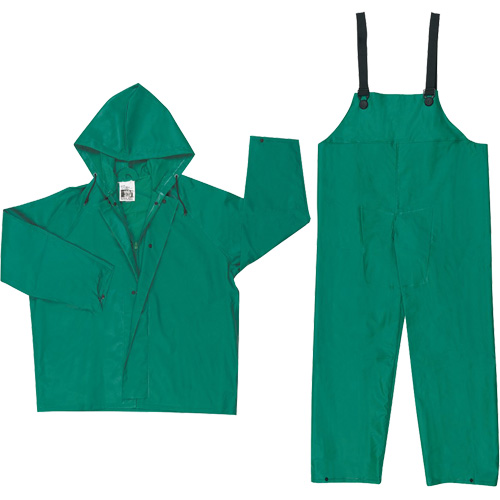 Dominator Limited Flammability Rain Suit, Large, Green O-Max