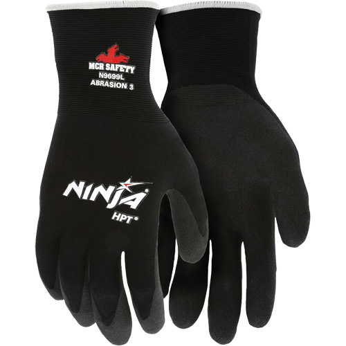 Gants enduits Ninja, Moyen, R&ecirc;vetement HPT, Calibre 15, Enveloppe en Nylon O-Max