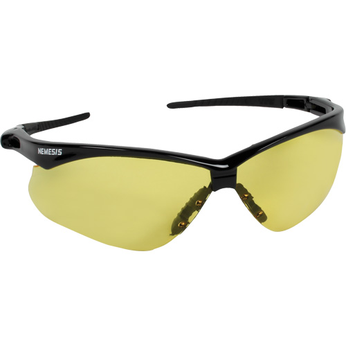 KleenGuard Nemesis Safety Glasses, Amber Lens, ANSI Z87+/Meets/Exceeds CSA Z94.3 O-Max