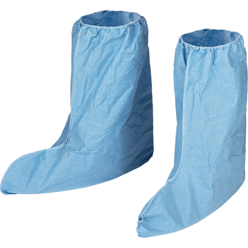 Couvre-bottes ignifuges Pyrolon Plus 2, T-Grand, Tissu ignifug&eacute;, Bleu O-Max