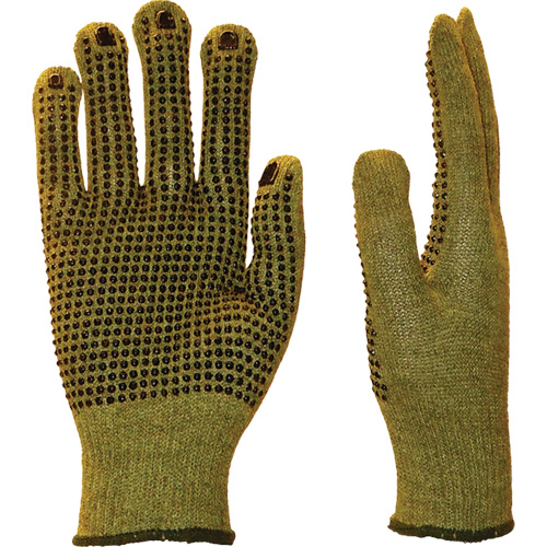 Confortpicot Cut Resistant Gloves, Size 9, 10 Gauge, PVC Coated, Aramid Shell, EN 388 Level 3 O-Max