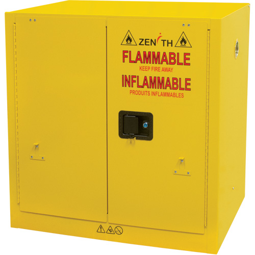 Armoire pour produits inflammables, 22 gal., 2 Porte(s), 35" La x 35" h x 22" p O-Max