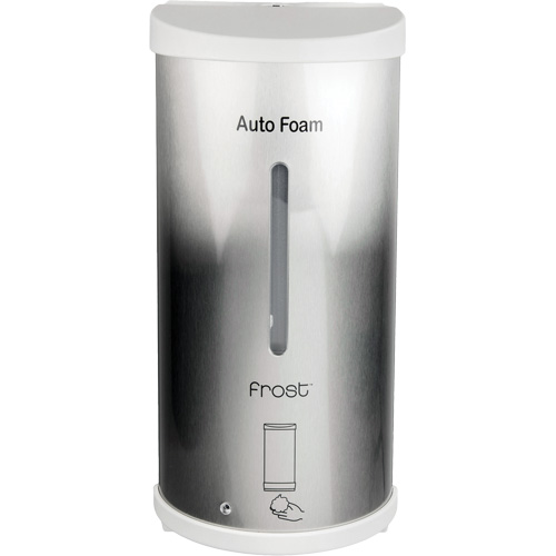 Distributeur de savon et de d&eacute;sinfectant en mousse, Sans contact, Capacit&eacute; de 800 ml, Format Vrac O-Max