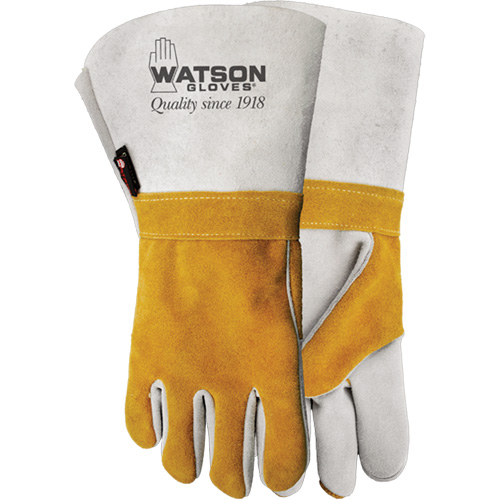Gants de soudeur Wopper, Cuir de vache refendu, Taille 10 O-Max