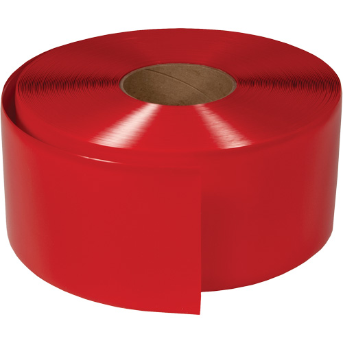 Ruban de marquage tr&egrave;s r&eacute;sistant pour plancher ArmorStripe, 4" x 100', PVC, Rouge O-Max