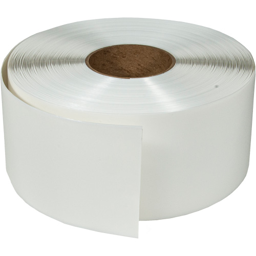 ArmorStripe&reg; Ultra Durable Floor Tape, 4" x 100', PVC, White O-Max