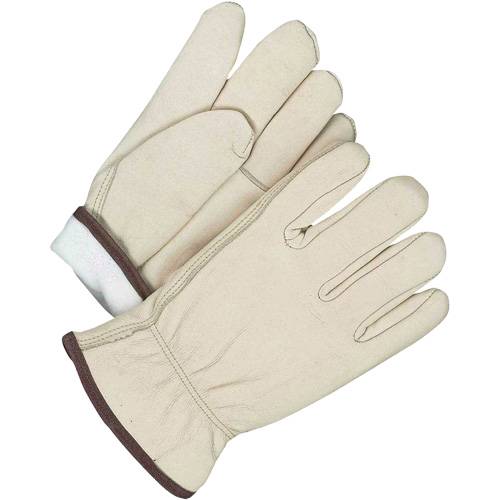 Gants de conducteur isol&eacute;s traditionnels, 13, Paume en Cuir fleur de vache, Thinsulate O-Max