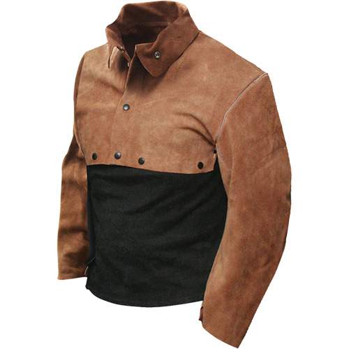 Standard Grade Leather Cape Sleeve, Medium, Brown O-Max