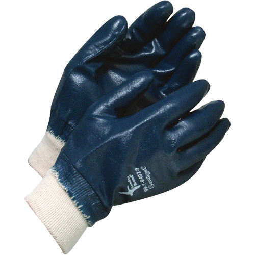 Coated Gloves, 8, Nitrile Coating, Jersey Shell O-Max