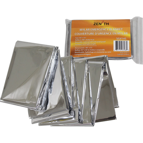 Couverture d'urgence, Polyester aluminis&eacute; O-Max