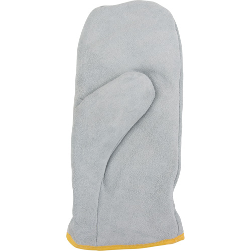 Mitaines dhiver en grain fendu doubl&eacute;es de boa, Taille Taille unique, Mitaine O-Max