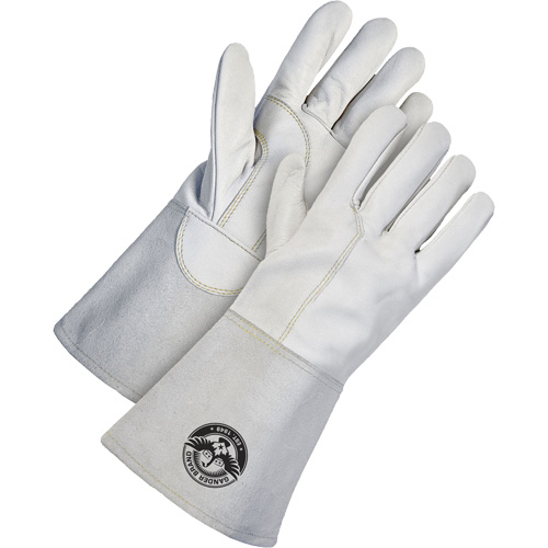 Gants de soudage &agrave; l'arc TIG, Cuir de ch&egrave;vre refendu, Taille Grand O-Max