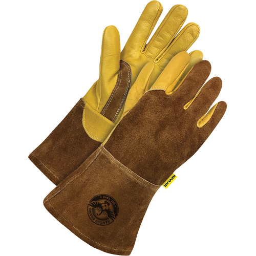 Gants pour soudeur, Cuir fleur de vache, Taille 2T-Grand O-Max