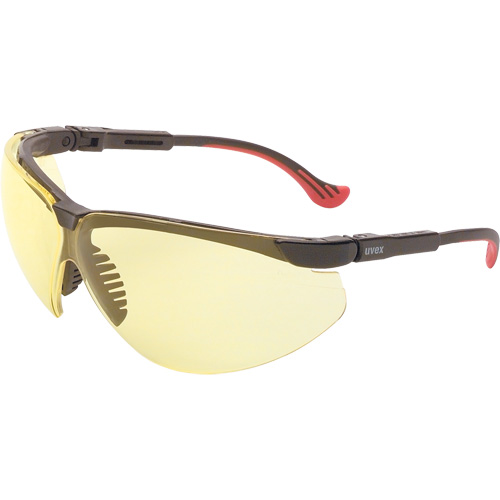 Uvex HydroShield&reg; Genesis&reg; XC Safety Glasses, Amber Lens, Anti-Fog/Anti-Scratch, ANSI Z87+/Meets/Exceeds CSA Z94.3 O-Max
