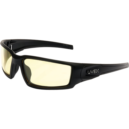 Lunettes de s&eacute;curit&eacute; Uvex HydroShield Hypershock, Lentille Ambr&eacute;e, Antibu&eacute;e/Anti-&eacute;gratignures, ANSI Z87+/R&eacute;pond ou surpasse la norme CSA Z94.3 O-Max