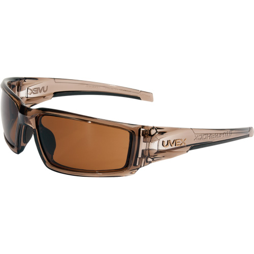 Uvex HydroShield&reg; Hypershock&reg; Safety Glasses, Espresso Lens, Anti-Fog/Anti-Scratch, ANSI Z87+/Meets/Exceeds CSA Z94.3 O-Max