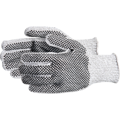 Gants en tricot composite de poids moyen Contender, Taille T-petit, Calibre 7, Rev&ecirc;tement PVC, Enveloppe en Cordura, ASTM ANSI niveau A4 O-Max
