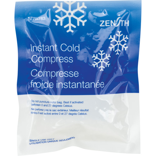 Instant Compress, Cold, Single Use, 5" x 6" O-Max