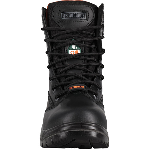 Bottes de s&eacute;curit&eacute;, Cuir, Embout Acier, Taille 6, Imperm&eacute;able O-Max